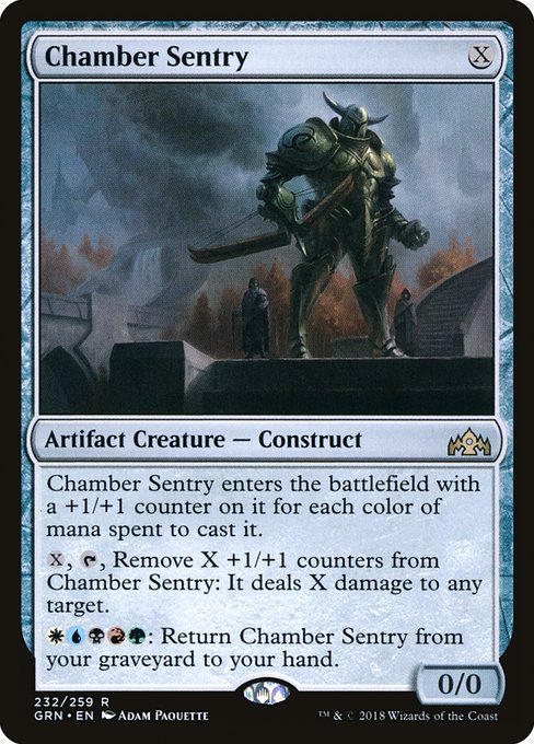 Guilds of Ravnica - 232 - Chamber Sentry - Rare - C - Non-foil