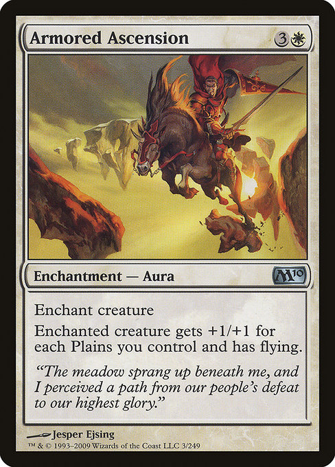 Magic 2010 - 3 - Armored Ascension - Uncommon - W - Non-foil