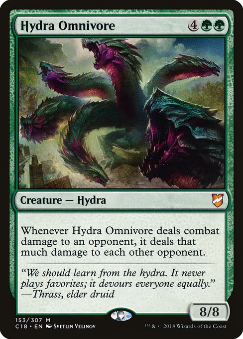Commander 2018 - 153 - Hydra Omnivore - Mythic - G - Non-foil