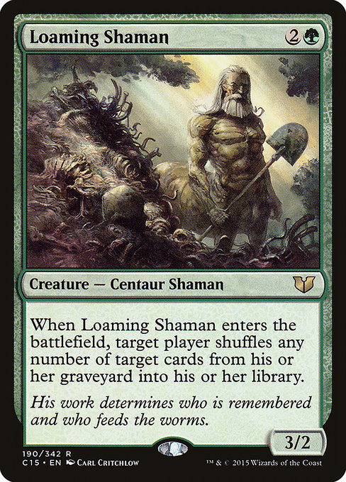 Commander 2015 - 190 - Loaming Shaman - Rare - G - Non-foil