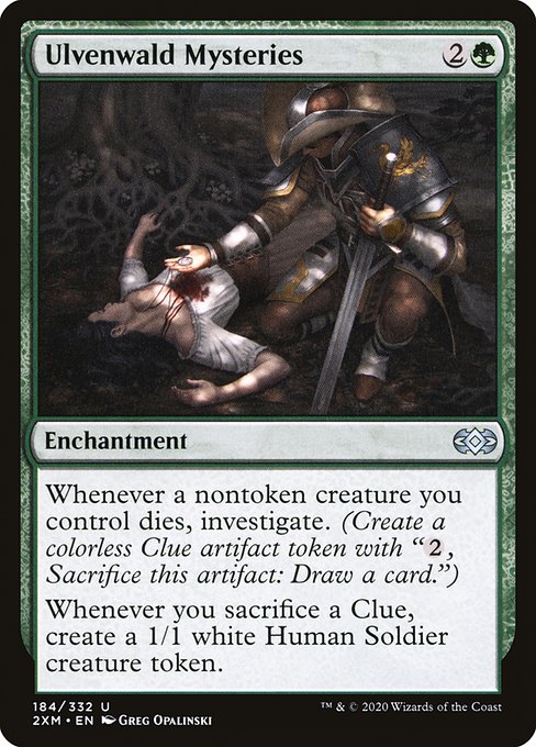 Double Masters - 184 - Ulvenwald Mysteries - Uncommon - G - Foil