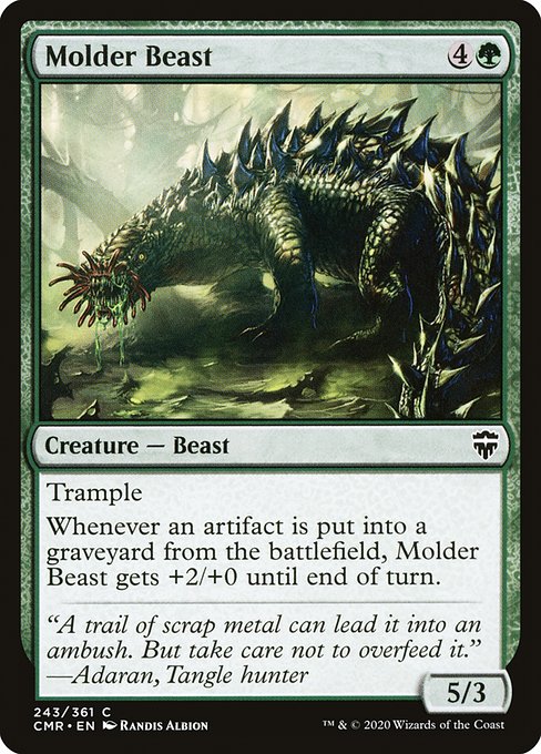 Commander Legends - 243 - Molder Beast - Common - G - Non-foil