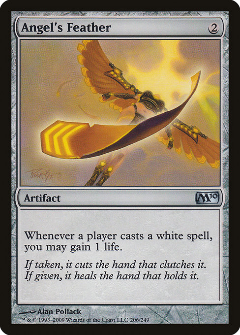 Magic 2010 - 206 - Angel's Feather - Uncommon - C - Non-foil