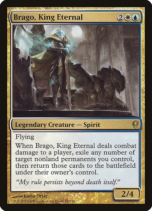 Conspiracy - 41 - Brago, King Eternal - Rare - WU - Non-foil