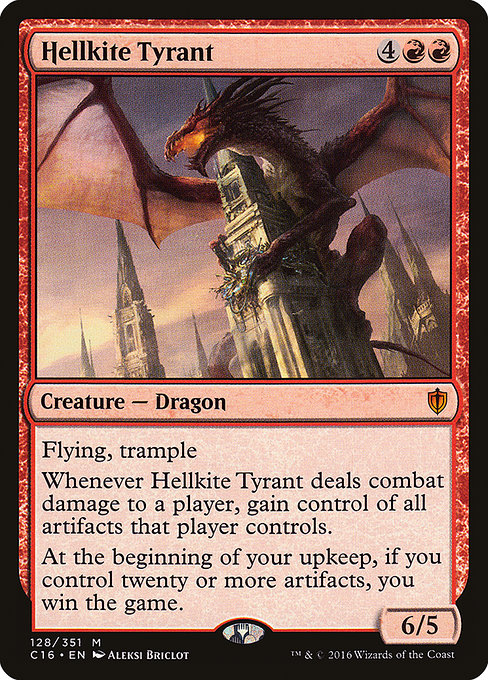 Commander 2016 - 128 - Hellkite Tyrant - Mythic - R - Non-foil
