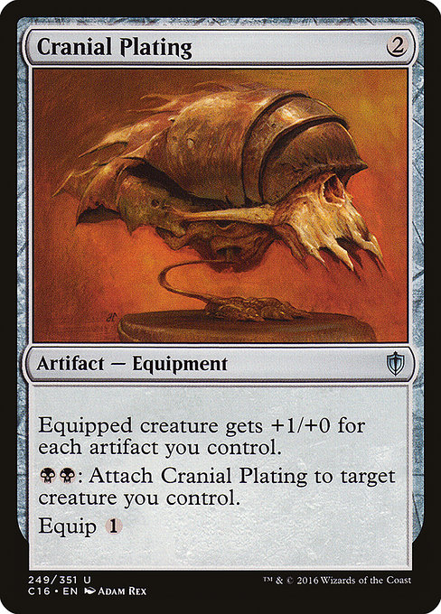 Commander 2016 - 249 - Cranial Plating - Uncommon - C - Non-foil