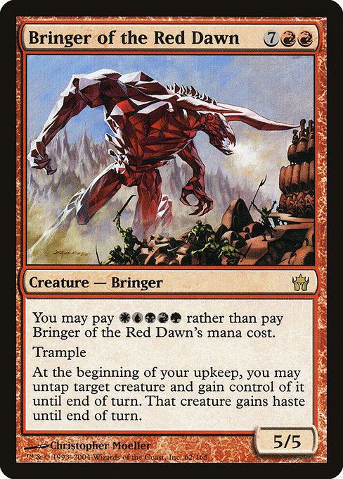 Fifth Dawn - 62 - Bringer of the Red Dawn - Rare - R - Non-foil