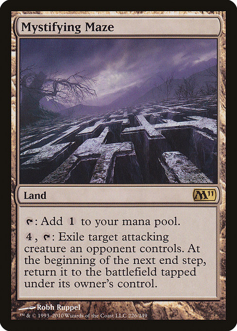 Magic 2011 - 226 - Mystifying Maze - Rare - C - Non-foil