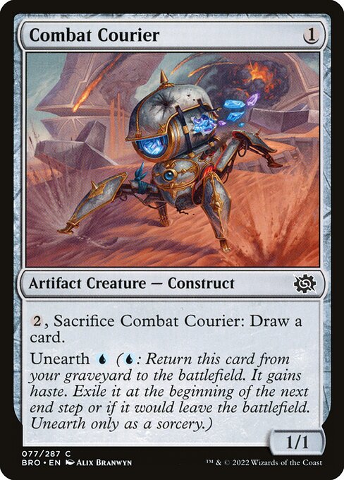 The Brothers' War - 77 - Combat Courier - Common - C - Non-foil