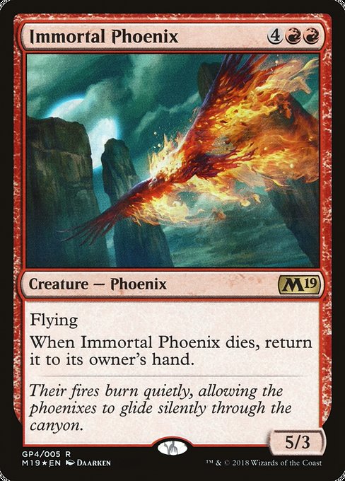 M19 Gift Pack - GP4 - Immortal Phoenix - Rare - R - Foil - Promo