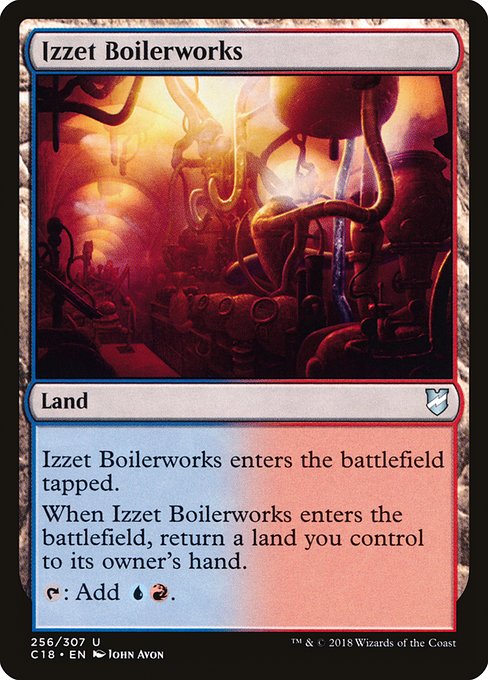 Commander 2018 - 256 - Izzet Boilerworks - Uncommon - C - Non-foil