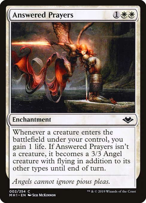 Modern Horizons - 2 - Answered Prayers - Common - W - Non-foil