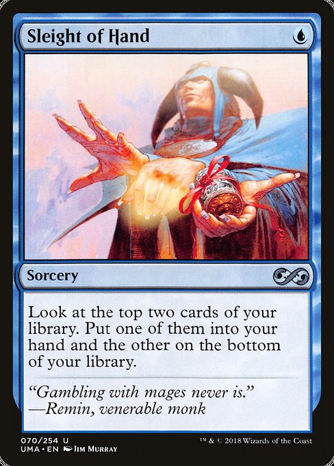 Ultimate Masters - 70 - Sleight of Hand - Uncommon - U - Non-foil