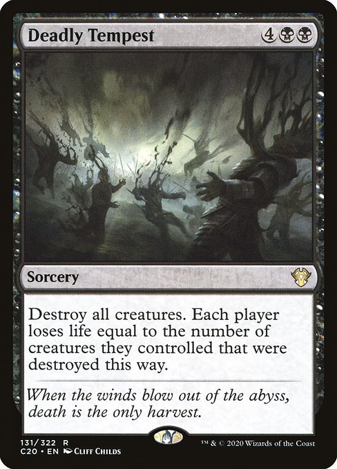 Commander 2020 - 131 - Deadly Tempest - Rare - B - Non-foil