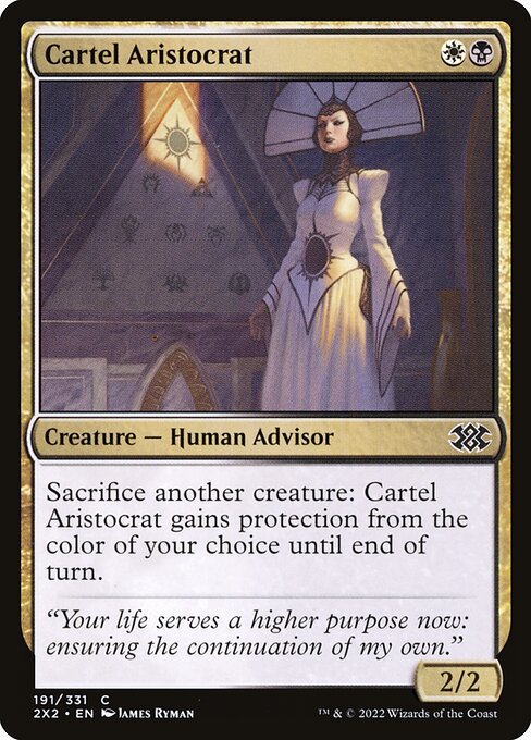 Double Masters 2022 - 191 - Cartel Aristocrat - Common - WB - Foil