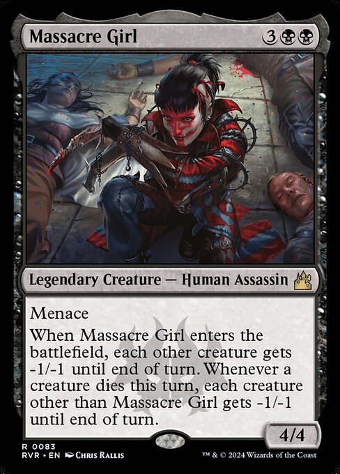 Ravnica Remastered - 83 - Massacre Girl - Rare - B - Non-foil