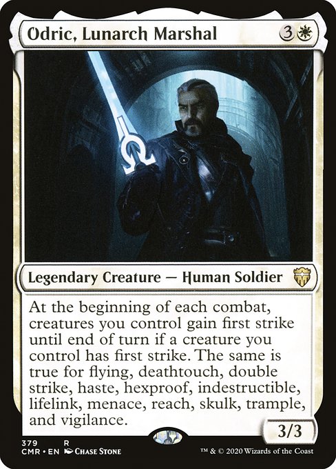 Commander Legends - 379 - Odric, Lunarch Marshal - Rare - W - Non-foil