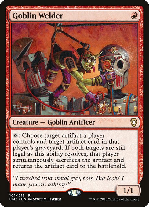 Commander Anthology Volume II - 101 - Goblin Welder - Rare - R - Non-foil