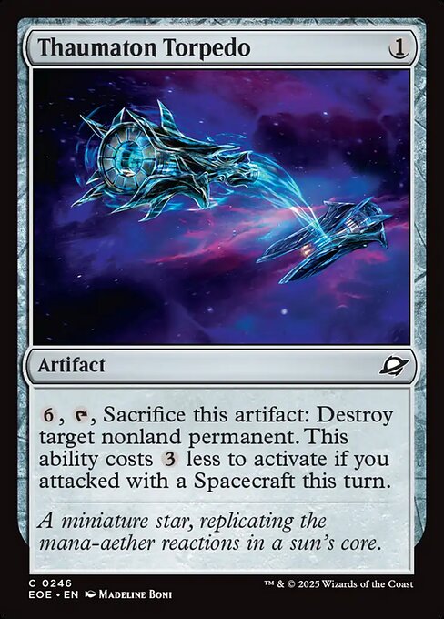 Edge of Eternities - 246 - Thaumaton Torpedo - Common - C - Foil