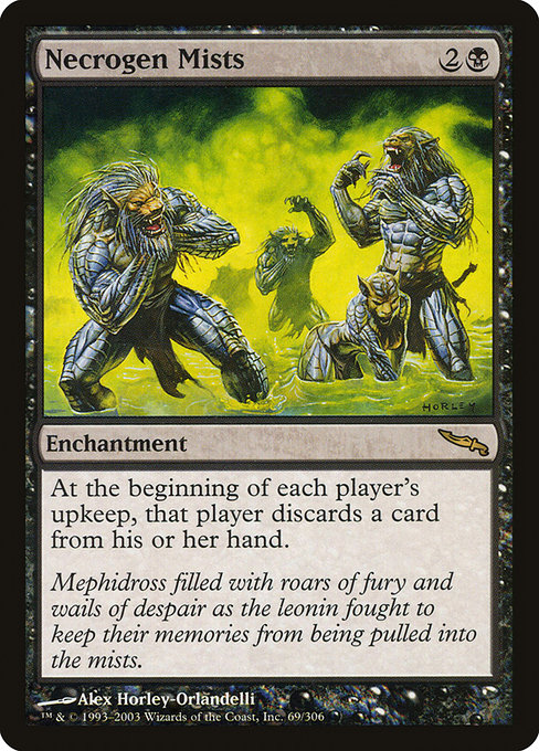 Mirrodin - 69 - Necrogen Mists - Rare - B - Non-foil