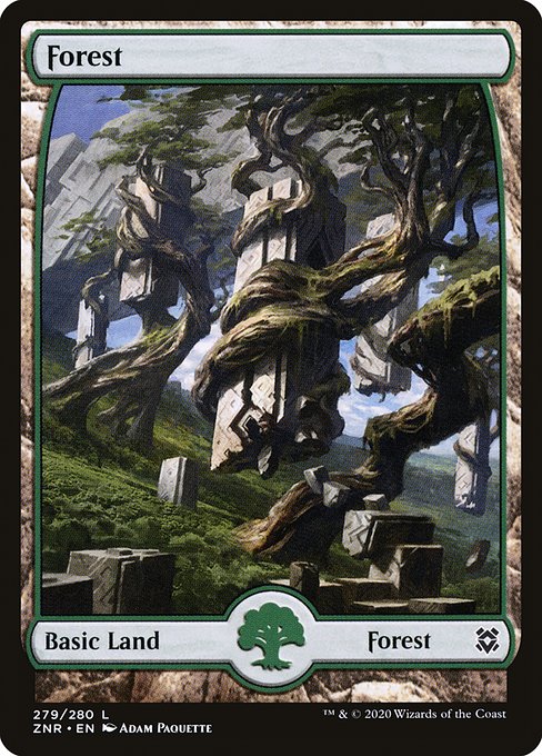 Zendikar Rising - 279 - Forest - Common - C - Non-foil