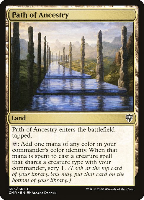 Commander Legends - 353 - Path of Ancestry - Common - C - Non-foil