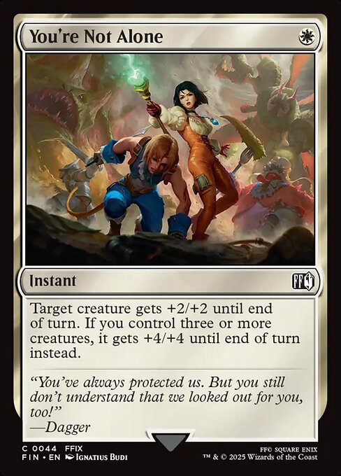 Final Fantasy - 44 - You're Not Alone - Common - W - Foil