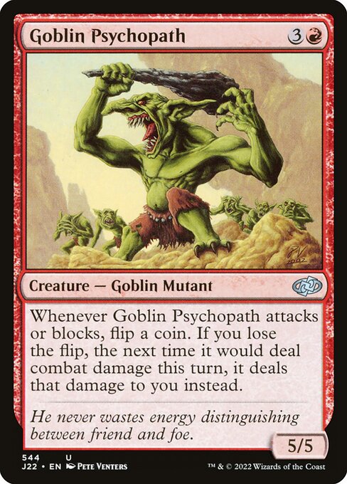 Jumpstart 2022 - 544 - Goblin Psychopath - Uncommon - R - Non-foil
