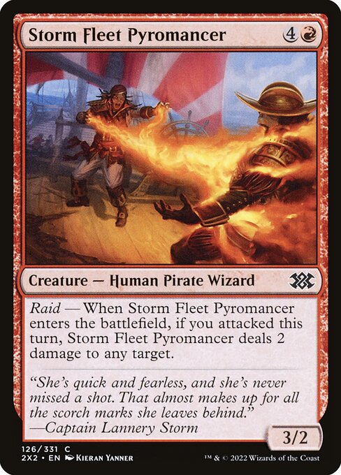 Double Masters 2022 - 126 - Storm Fleet Pyromancer - Common - R - Non-foil