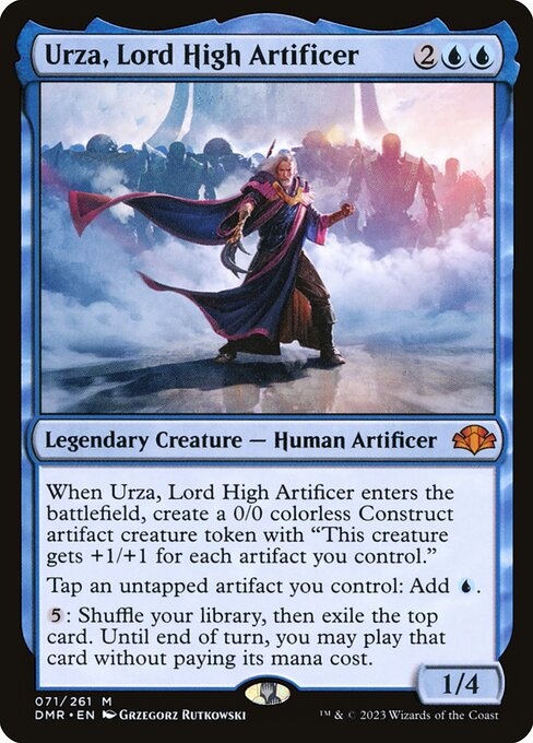 Dominaria Remastered - 71 - Urza, Lord High Artificer - Mythic - U - Non-foil