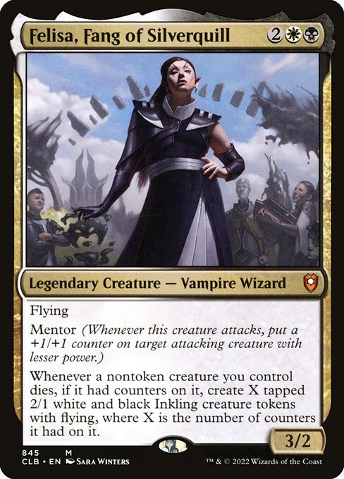 Commander Legends: Battle for Baldur's Gate - 845 - Felisa, Fang of Silverquill - Mythic - WB - Non-foil