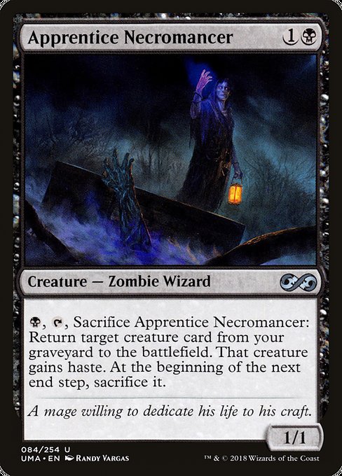 Ultimate Masters - 84 - Apprentice Necromancer - Uncommon - B - Non-foil