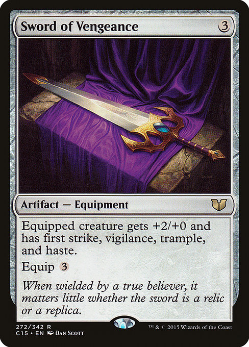 Commander 2015 - 272 - Sword of Vengeance - Rare - C - Non-foil