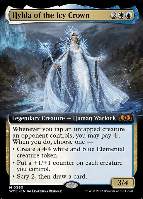 Wilds of Eldraine - 363 - Hylda of the Icy Crown - Mythic - WU - Foil