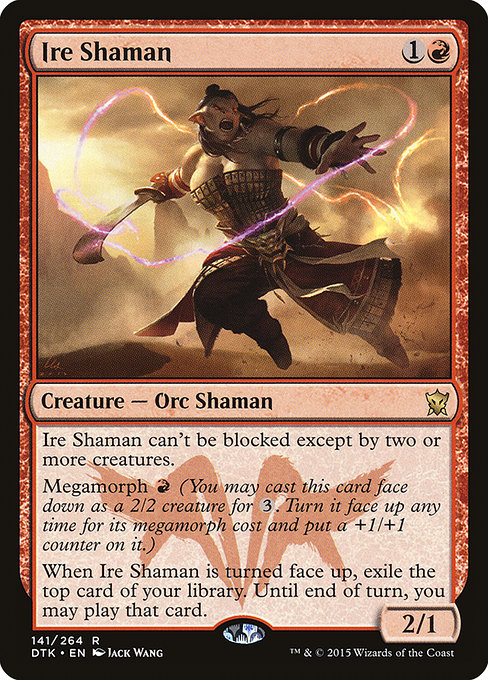Dragons of Tarkir - 141 - Ire Shaman - Rare - R - Non-foil