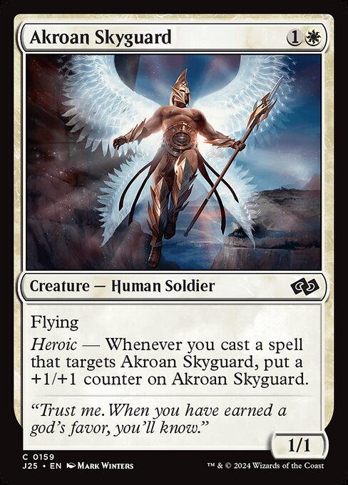 Foundations Jumpstart - 159 - Akroan Skyguard - Common - W - Non-foil