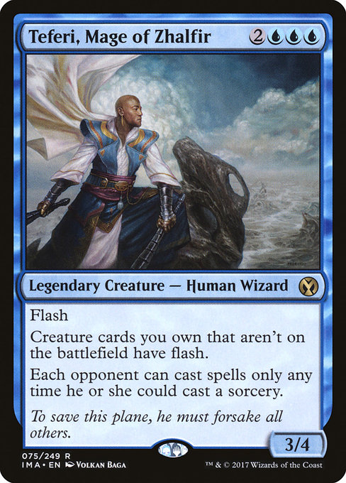 Iconic Masters - 75 - Teferi, Mage of Zhalfir - Rare - U - Non-foil