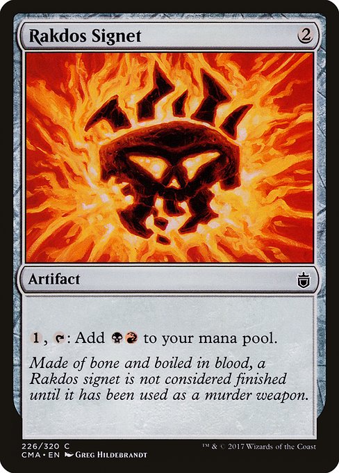 Commander Anthology - 226 - Rakdos Signet - Common - C - Non-foil