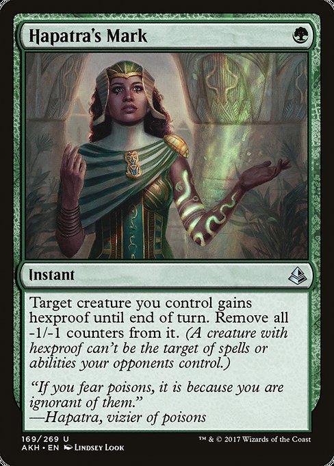 Amonkhet - 169 - Hapatra's Mark - Uncommon - G - Non-foil