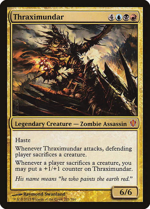 Commander 2013 - 221 - Thraximundar - Mythic - Multi - Non-foil