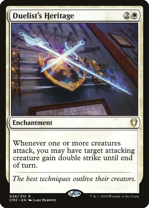 Commander Anthology Volume II - 26 - Duelist's Heritage - Rare - W - Non-foil