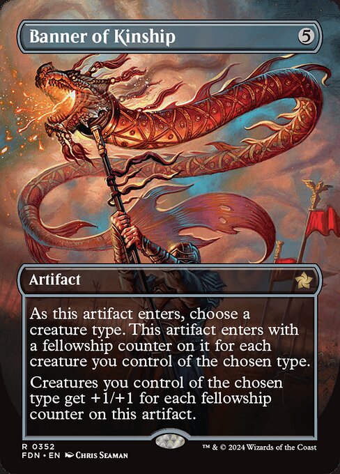 Foundations - 352 - Banner of Kinship - Rare - C - Non-foil