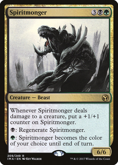 Iconic Masters - 209 - Spiritmonger - Rare - BG - Non-foil