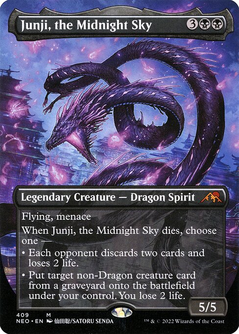 Kamigawa: Neon Dynasty - 409 - Junji, the Midnight Sky - Mythic - B - Non-foil