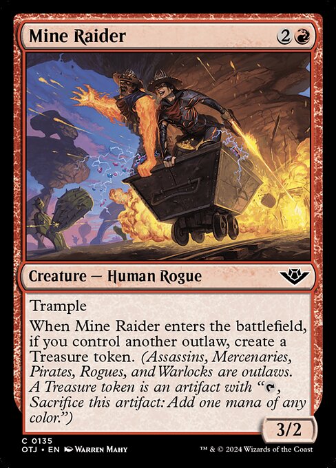 Outlaws of Thunder Junction - 135 - Mine Raider - Common - R - Non-foil