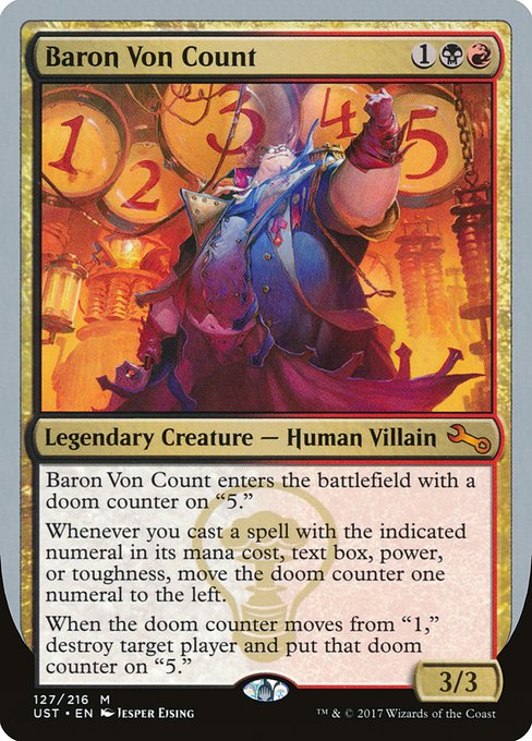 Unstable - 127 - Baron Von Count - Mythic - BR - Non-foil