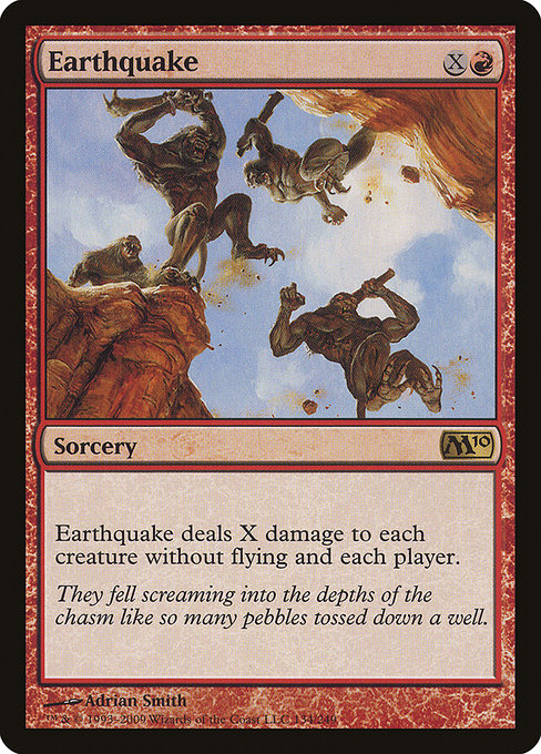 Magic 2010 - 134 - Earthquake - Rare - R - Non-foil