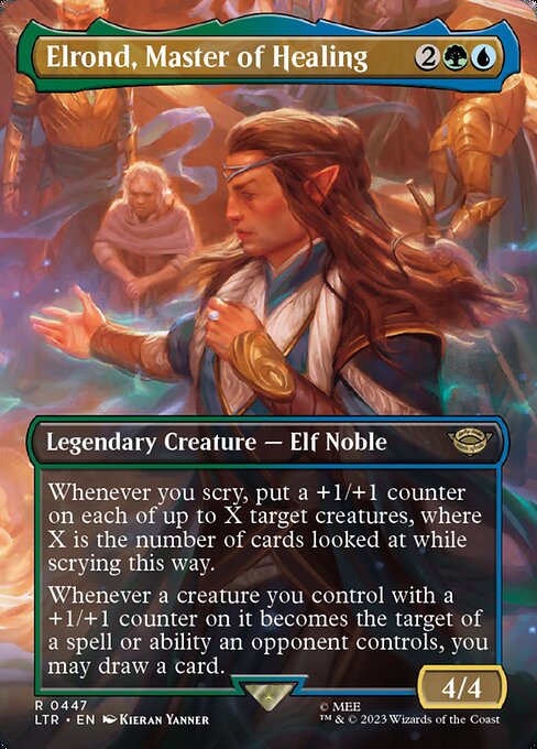The Lord of the Rings: Tales of Middle-earth - 447 - Elrond, Master of Healing - Rare - UG - Non-foil