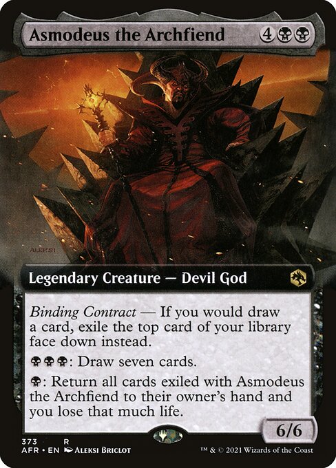 Adventures in the Forgotten Realms - 373 - Asmodeus the Archfiend - Rare - B - Non-foil