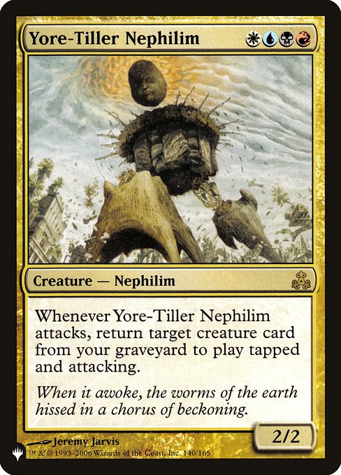 The List - GPT-140 - Yore-Tiller Nephilim - Rare - Multi - Foil
